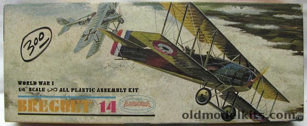 Aurora 1/48 Breguet 14, 141 plastic model kit